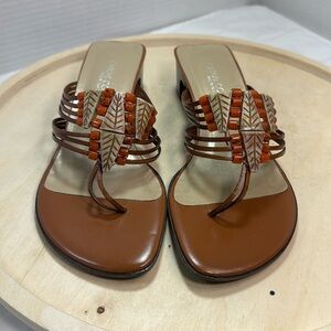 Vintage Casual Corner Brown Women's Sandals